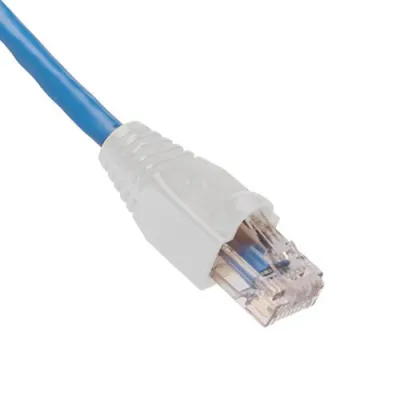 Platinum Tools - 105097 - RJ45 Boot, 7.0mm Max OD, White. Pkg 100pc/Bag.