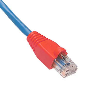 Platinum Tools - 105102 - RJ45 Boot, 7.5mm Max OD, Red. Pkg 100pc/Bag.