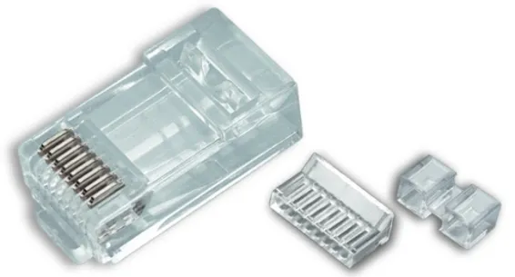 Platinum Tools - 106178J - RJ45 (8P8C), Cat6 HP, Round-Solid 3-Prong. 100/Jar.