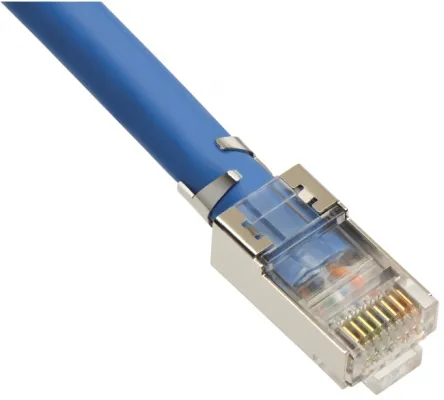 Platinum Tools - 106190 - RJ45 Cat6A 10 Gig Shielded Connector, w/Liner. Pkg 100/Bag.
