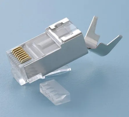 Platinum Tools - 106191 - RJ45 Cat6A 10 Gig Shielded Connector, w/Liner. 25/Bag.