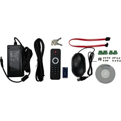 Speco - H24WHRLNM8TB - 24 Channel Wall Mount Hybrid Recorder, 8TB