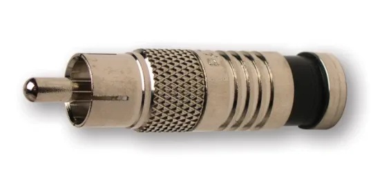 Platinum Tools - 18270 - RCA Type RGB Compression 23AWG Nickel Plated Connectors (Bulk Package 25Pc/Bag)