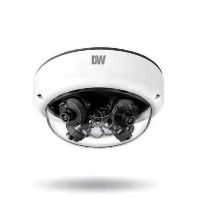 Digital Watchdog - DWC-PVX16W2W - MEGApix Flex 16MP multi-sensor vandal dome IP camera with 2.8mm fixed lens options 