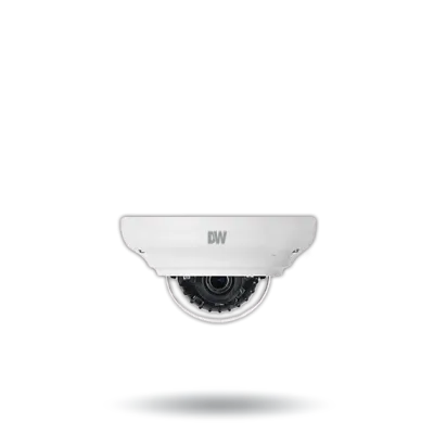 Digital Watchdog - DWC-MPV72Wi4ATW - MEGApix 2.1MP/1080p ultra low-profile vandal dome IP camera with 4.0 mm fixed lens options, microphone built-in and IR with IVA+ license