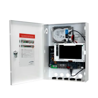 Speco - N16WNRXM8TB - 16 Channel Facial Recognition Wall Mount NVR with 16 Built-In PoE Ports and Monitor, 8TB