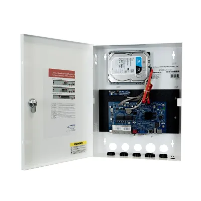 Speco - N4WNRMM2TB - 4 Channel NDAA Wall Mount with Monitor NRM, 2TB