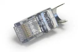 Platinum Tools - 202052J - ezEX48 Cat6A Shielded RJ45 External Ground Connector, 50/Jar.