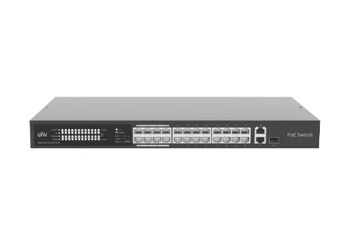 Uniview - NSW2020-24T1GT1GC-LPOE-IN - UNV Ethernet 24 Port 225W Low Power PoE Switch