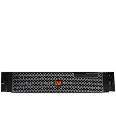 Digital Watchdog - DW-BJRR2Y300TLX - Blackjack Rack NVR Server (Powered by DW Spectrum IPVMS), includes 8 camera licenses pre-installed, 600 Mbps of recording throughput, Linux on mirrored SSD's, 1000W Dual Power Supply, 2U rack-mount, 280TB usable R