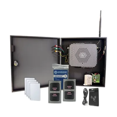 ZKTeco - ATL2D-Basic Kit - 2‑Door Panel Kit, Includes (2) KR500E Readers and (25) Proximity Cards