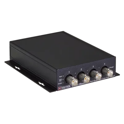 Vigitron - Vi3405 - 5-Port MaxiiNet™ Extended Coax PoE Switch, Standard Uplink
