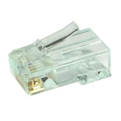 Simply 45 - S45-1605 - Pass Through Green Tint - Cat6 UTP - 500pc Jar