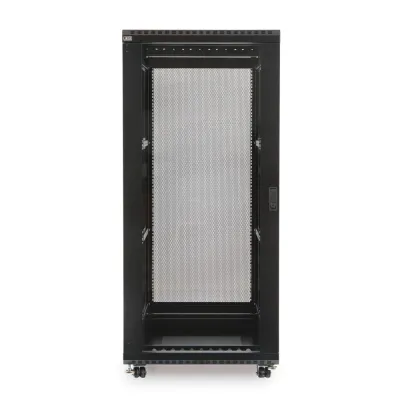 Kendall Howard - 3100-3-024-27 - 27U LINIER® Server Cabinet - Glass/Vented Doors - 24" Depth