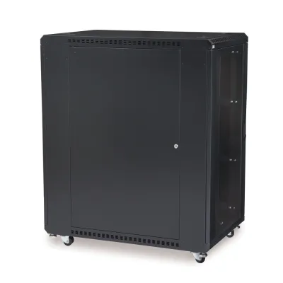 Kendall Howard - 3101-3-001-27 - 27U LINIER® Server Cabinet - Glass/Solid Doors - 36" Depth