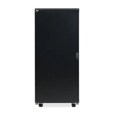 Kendall Howard - 3101-3-024-27 - 27U LINIER® Server Cabinet - Glass/Solid Doors - 24" Depth