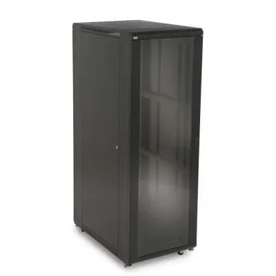 Kendall Howard - 3103-3-001-37 - 37U LINIER® Server Cabinet - Glass/Glass Doors - 36" Depth