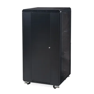 Kendall Howard - 3103-3-024-27 - 27U LINIER® Server Cabinet - Glass/Glass Doors - 24" Depth
