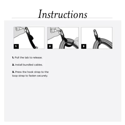 Rip-Tie - LG-09-G - 1-1/2 Inch CableCarrier-LG (straps only) 1.5″ x 9