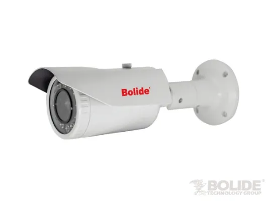BOLIDE - BC1536M/22AHQ - 5.0MP AHD / TVI / CVI / Analog Bullet Camera, 1/3" CMOS, 6.0-22mm Motorized Varifocal Lens, IR Up to 200 ft., Control Over Coax, OSC, Quickswitch, 12VDC/24VAC Dual Voltage, White