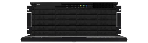 ExacqVision - 4808-144T-R4Z-E - 128 TB Z-Series Rackmount 4U Recorder Enterprise Client Win10 with 8 IP Licenses and 48 Analog Inputs
