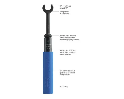 Jonard Tools - TWAF-71640 - Torque Wrench, Full 7/16, 40In/Lb