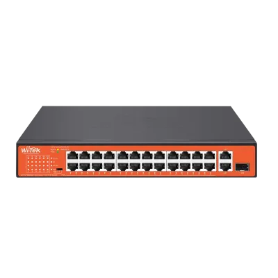 Wi-Tek - WI-PS526G V4 - 100Mbps PoE Unmanaged Switch