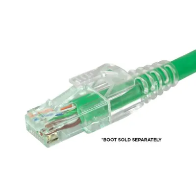Simply 45 - S45-1600 - Pass Through Green Tint - Cat6 UTP - 100pc Jar
