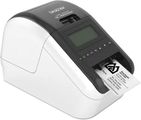 ZKTeco - LP-Brother - Brother QL-820NWB Professional, Ultra Flexible Monochrome Label Printer