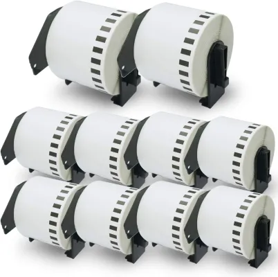 ZKTeco - Label-Kiosk - Compatible Continuous Labels [10 Rolls]