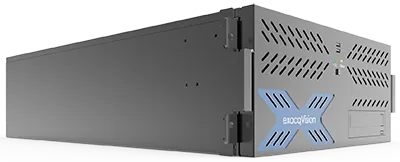 ExacqVision - 6408-96T-R4AL - 96TB A Series Hybrid 4U Recorder Professional Client Linux with 8 IP Cameras Licenses