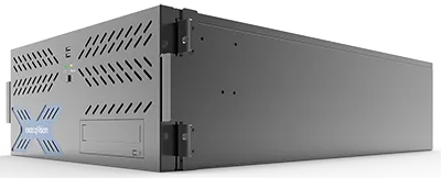 ExacqVision - 6408-96T-R4A - 96TB A Series Hybrid 4U Recorder Professional Client Win10 with 8 IP Cameras Licenses