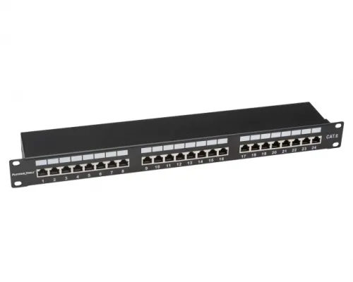 Platinum Tools - 675-24C6AS - Patch Panel, 24 Port, Cat6A, S, 110 Box