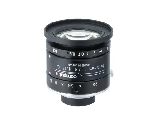 Computar  - V1228-MPY - 24 MP, 1.1" 12mm F2.8, Ultra-low Distortion Lens (C-Mount)