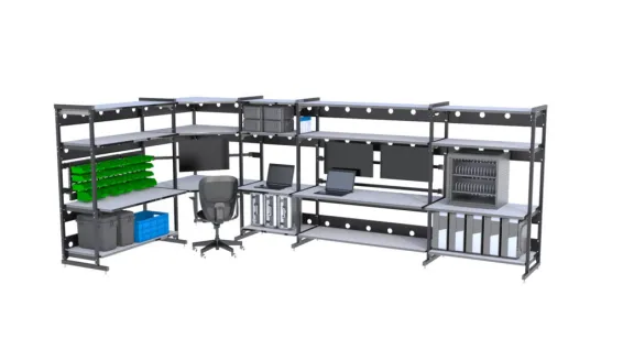Kendall Howard - 7100-1-100-48 - 48" Performance Plus Heavy Duty LAN Station