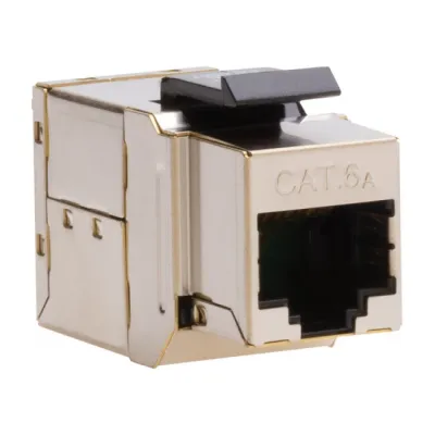 Platinum Tools - 771-1 - Cat6A Shielded Keystone Coupler, F to F, 1/Bag.