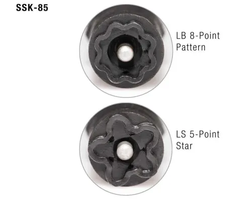 Jonard Tools - SSK-876 - Star Key Kit LC, LG, LB & LS