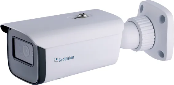 GeoVision - 84-GBL4911-256G - Cloud AI 4MP H.265 4.3x Zoom Super Low Lux WDR Pro IR Bullet IP Camera, 256G Micro SD