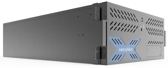 ExacqVision - 4808-08T-R4AL-E - 8 TB A-Series Hybrid 4U recorder Enterprise Linux with 8 IP cameras licenses and 32 analog inputs