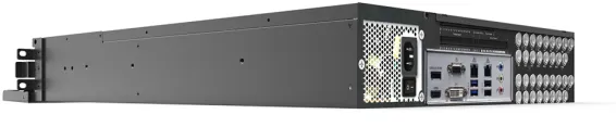 ExacqVision - 1608-12T-F2A - 12TB A-Series Hybrid 2U Front Accessible Recorder Professional Win10 With 8 IP Cameras licenses and 16 Analog