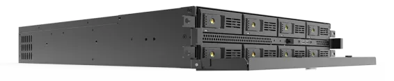 ExacqVision - 1608-32T-F2AL - 32TB A-Series Hybrid 2U Front Accessible Recorder Professional Linux With 8 IP Cameras licenses and 16 Analog