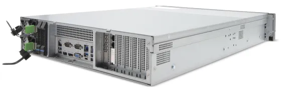 EXACQ - IP08-160T-FARL-E - IP 2U Rackmount Redundant Frontload A-Series exacqVision NVR with 8 IP Enterprise licenses (150 max), 160TB RAID6 configured storage (120TB usable). Linux Ubuntu 22.04 LTS OS on Dual SSD RAID1, redundant power supplies, 16G