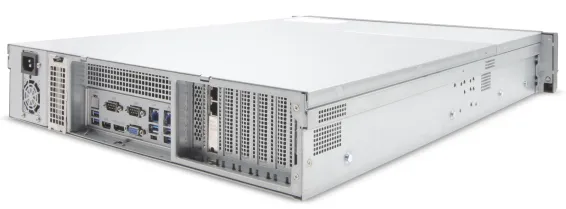 EXACQ - IP08-192T-FAL - IP 2U Rackmount Frontload A-Series exacqVision NVR with 8 IP Professional licenses (150 max), 192TB RAID5 configured storage (176TB usable). Linux Ubuntu 22.04 LTS OS on SSD, 16GB RAM, Dual 2.5GbE on-board, 6 x USB, 1 x HDMI, 