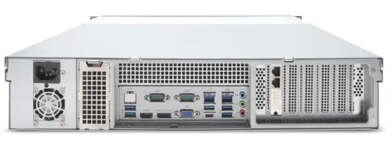 EXACQ - IP08-144T-FAW-E - IP 2U Rackmount Frontload A-Series exacqVision NVR with 8 IP Enterprise licenses (150 max), 144TB RAID5 configured storage (132TB usable). Windows 10 IoT Ent LTSC OS on SSD, 16GB RAM, Dual 2.5GbE on-board, 6 x USB, 1 x HDMI,