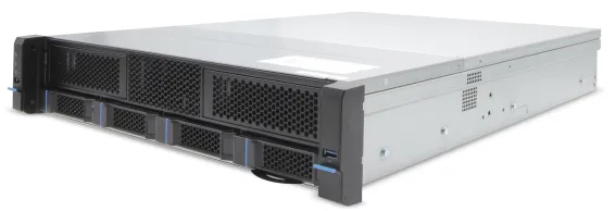 EXACQ - 1608-72T-2AW-E - Hybrid 2U Rackmount A-Series exacqVision NVR with 8 IP Enterprise licenses (64 max) and 16 analog channels, 72TB Internal JBOD storage. Windows 10 IoT Ent LTSC OS on SSD, 8GB RAM, Dual 2.5GbE on-board, 4 x USB, 1 x HDMI, 2 x 
