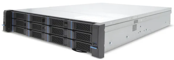 EXACQ - IP08-72T-FAL-E - IP 2U Rackmount Frontload A-Series exacqVision NVR with 8 IP Enterprise licenses (150 max), 72TB RAID5 configured storage (60TB usable). Linux Ubuntu 22.04 LTS OS on SSD, 16GB RAM, Dual 2.5GbE on-board, 6 x USB, 1 x HDMI, 1 x