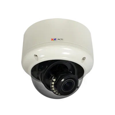 Acti - A83-P1 - 2MP, Outdoor Zoom Dome, Day / Night, Extreme WDR, Extreme Low Light Sensitivity, 4.3x optical