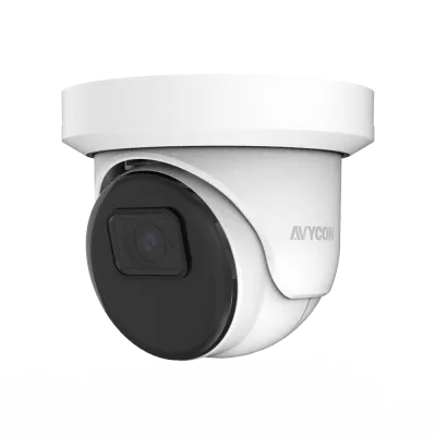 AVYCON - AVC-NSE81F36 - 8MP (3840x2160), H.265+ Turret IP Camera, InfiniteStar™, True WDR, AI with FD, 8MP@30FPS, Triple Stream, 3.6mm Lens, 66ft Smart IR's, Audio In/Out, Built-in MIC, MicroSD, Onvif, DC12V / PoE, IP67, White