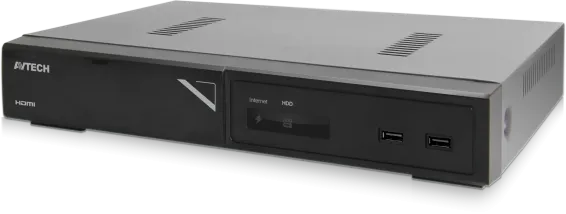 AVTECH - AVH1109-4TB - 9 Channel with 8 POE Ports Push Video  NVR with 4 TB preinstalled 