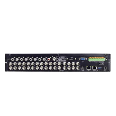 AVYCON - AVR-DSV532H-48T - (NDAA) All-in-One Hybrid H.265 5MP Lite DVR - 32 CHANNEL, 4K HDMI, VGA, CVBS, 32CH Audio, +4 IP, 48TB HDD Installed